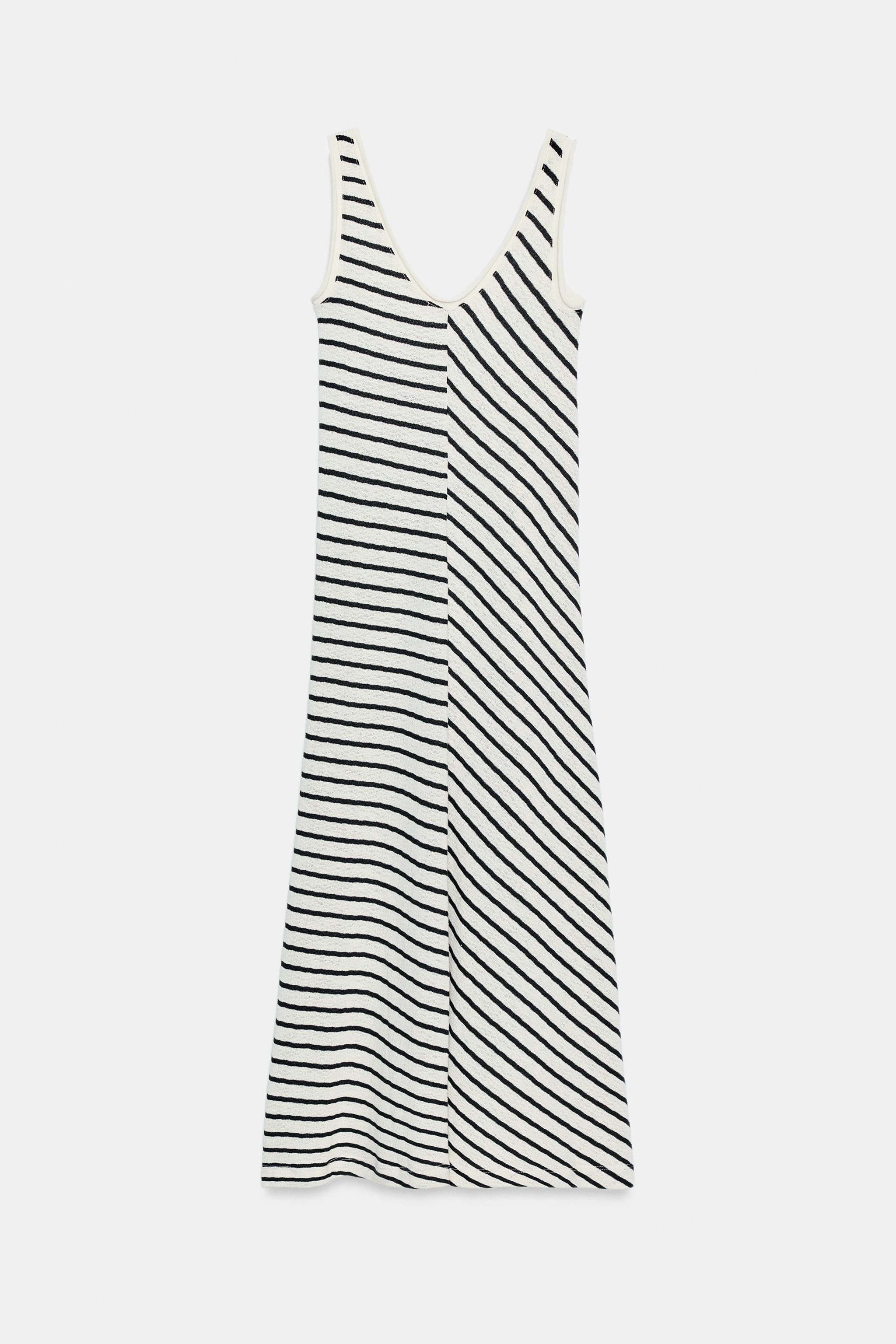 ROBE RUSTIQUE À RAYURES